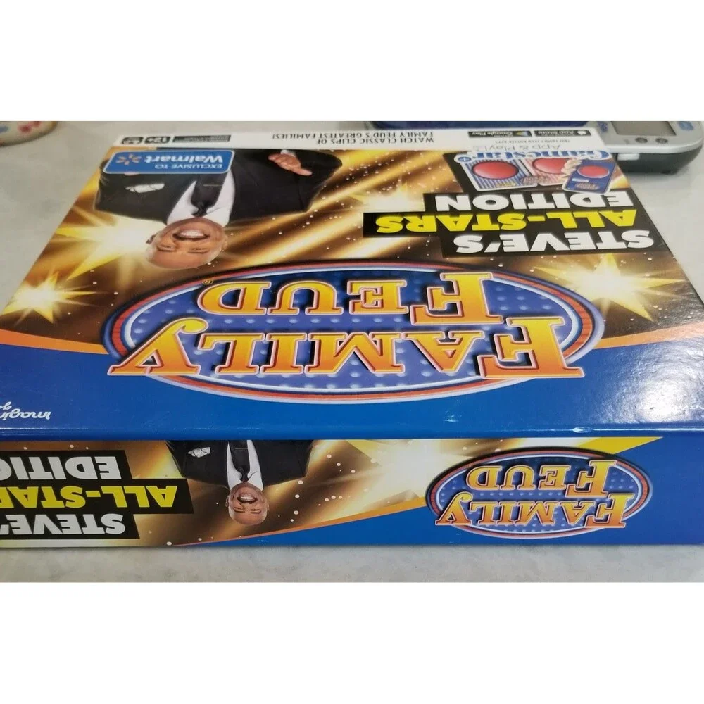 Family Feud Steve’s All‑Stars Edition Board Game 2022 New Sealed Complete